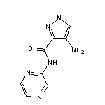 4-amino-1-methyl-N-(pyrazin-2-yl)-1H-pyrazole-3-carboxamide