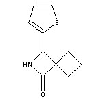 3-(thiophen-2-yl)-2-azaspiro[3.3]heptan-1-one