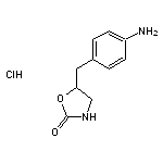 5-[(4-aminophenyl)methyl]-1,3-oxazolidin-2-one hydrochloride