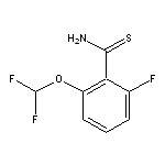 2-(difluoromethoxy)-6-fluorobenzene-1-carbothioamide