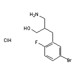 3-amino-2-[(5-bromo-2-fluorophenyl)methyl]propan-1-ol hydrochloride