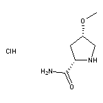 (2S,4S)-4-methoxypyrrolidine-2-carboxamide hydrochloride