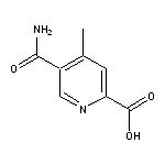 5-carbamoyl-4-methylpyridine-2-carboxylic acid