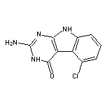 2-amino-5-chloro-3H,4H,9H-pyrimido[4,5-b]indol-4-one