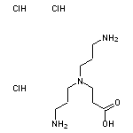 3-[bis(3-aminopropyl)amino]propanoic acid trihydrochloride