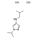 N-(2-methylpropyl)-1-(propan-2-yl)-1H-pyrazol-4-amine dihydrochloride