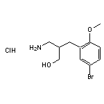 3-amino-2-[(5-bromo-2-methoxyphenyl)methyl]propan-1-ol hydrochloride