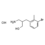 3-amino-2-[(3-bromo-2-methylphenyl)methyl]propan-1-ol hydrochloride