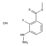 methyl 2-fluoro-3-hydrazinylbenzoate hydrochloride