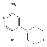 5-bromo-4-(morpholin-4-yl)pyridin-2-amine