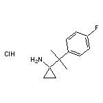 1-[2-(4-fluorophenyl)propan-2-yl]cyclopropan-1-amine hydrochloride