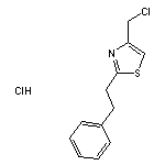 4-(chloromethyl)-2-(2-phenylethyl)-1,3-thiazole hydrochloride