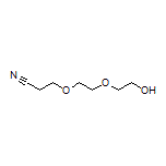 3-[2-(2-Hydroxyethoxy)ethoxy]propanenitrile