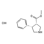 rac-methyl (3R,4R)-4-phenylpyrrolidine-3-carboxylate hydrochloride