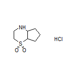 Octahydrocyclopenta[b][1,4]thiazine 1,1-Dioxide Hydrochloride