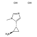 rac-(1R,2R)-2-(1-methyl-1H-imidazol-5-yl)cyclopropan-1-amine dihydrochloride