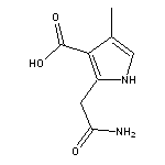 2-(carbamoylmethyl)-4-methyl-1H-pyrrole-3-carboxylic acid