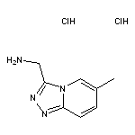 {6-methyl-[1,2,4]triazolo[4,3-a]pyridin-3-yl}methanamine dihydrochloride