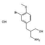 3-amino-2-[(3-bromo-4-methoxyphenyl)methyl]propan-1-ol hydrochloride