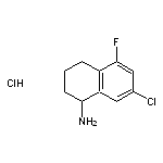 7-chloro-5-fluoro-1,2,3,4-tetrahydronaphthalen-1-amine hydrochloride