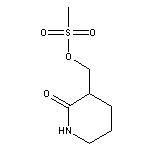 (2-oxopiperidin-3-yl)methyl methanesulfonate