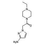 2-(3-amino-1H-pyrazol-1-yl)-1-(4-ethylpiperazin-1-yl)ethan-1-one