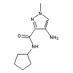 4-amino-N-cyclopentyl-1-methyl-1H-pyrazole-3-carboxamide