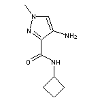 4-amino-N-cyclobutyl-1-methyl-1H-pyrazole-3-carboxamide