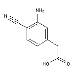 2-(3-amino-4-cyanophenyl)acetic acid