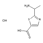 2-(1-aminoethyl)-1,3-thiazole-5-carboxylic acid hydrochloride