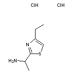 1-(4-ethyl-1,3-thiazol-2-yl)ethan-1-amine dihydrochloride