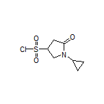 1-Cyclopropyl-5-oxopyrrolidine-3-sulfonyl Chloride