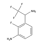 3-(1-amino-2,2,2-trifluoroethyl)-2-fluoroaniline