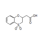 2-(4,4-Dioxido-2,3-dihydrobenzo[b][1,4]oxathiin-2-yl)acetic Acid