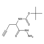 tert-butyl N-[1-(hydrazinecarbonyl)but-3-yn-1-yl]carbamate