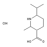 2-methyl-6-(propan-2-yl)piperidine-3-carboxylic acid hydrochloride