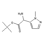 tert-butyl 2-amino-2-(1-methyl-1H-pyrazol-5-yl)acetate