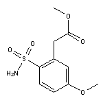 methyl 2-(5-methoxy-2-sulfamoylphenyl)acetate