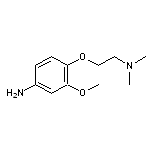 4-[2-(dimethylamino)ethoxy]-3-methoxyaniline