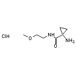 1-amino-N-(2-methoxyethyl)cyclopropane-1-carboxamide hydrochloride