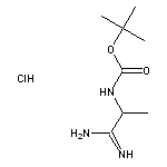 tert-butyl N-(1-carbamimidoylethyl)carbamate hydrochloride