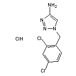 1-[(2,4-dichlorophenyl)methyl]-1H-1,2,3-triazol-4-amine hydrochloride