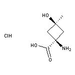 1-amino-3-hydroxy-3-methylcyclobutane-1-carboxylic acid hydrochloride