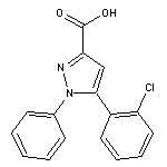 5-(2-chlorophenyl)-1-phenyl-1H-pyrazole-3-carboxylic acid