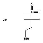 3-methanesulfonyl-3-methylbutan-1-amine hydrochloride