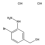 (4-bromo-3-hydrazinylphenyl)methanol dihydrochloride