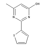 6-methyl-2-(thiophen-2-yl)pyrimidin-4-ol