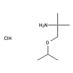 2-methyl-1-(propan-2-yloxy)propan-2-amine hydrochloride