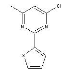 4-chloro-6-methyl-2-(thiophen-2-yl)pyrimidine