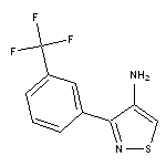 3-[3-(trifluoromethyl)phenyl]-1,2-thiazol-4-amine